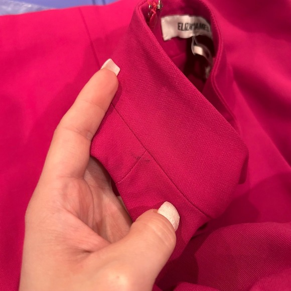 Elizabeth and James Pink Sleeveless Mock Neck Mini Dress Fitted Bodycon Women's - Picture 11 of 11